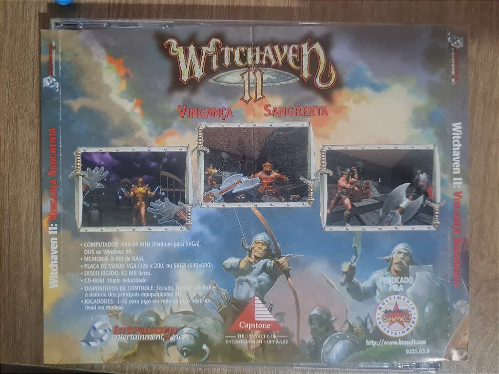 Jogo PC CD Witchaven 2 Vingança Sangrenta Brasoft Original – imagem 3