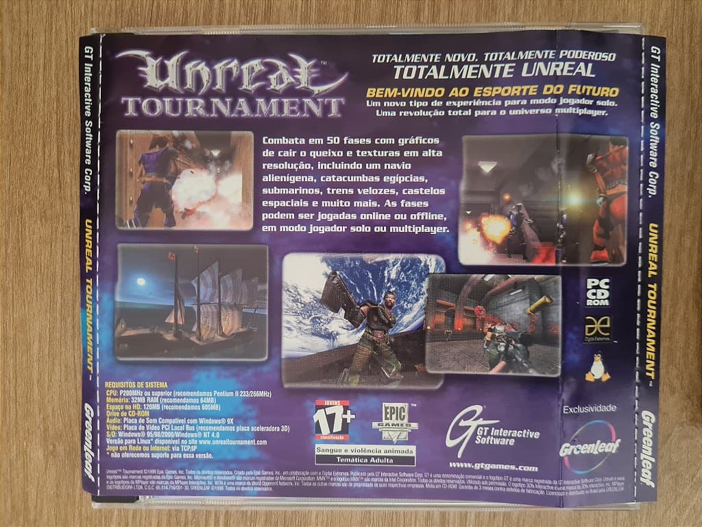 Jogo PC CD Unreal Tornament Greenleaf Br Original – imagem 2